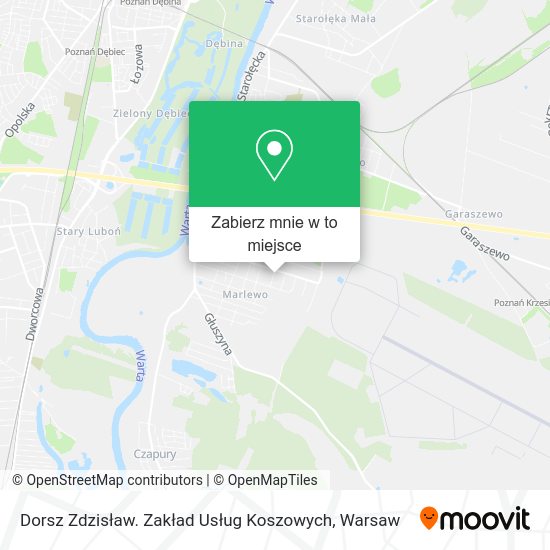 Mapa Dorsz Zdzisław. Zakład Usług Koszowych