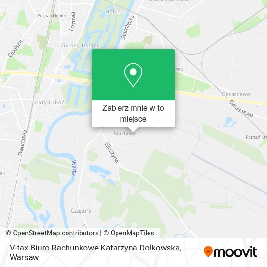 Mapa V-tax Biuro Rachunkowe Katarzyna Dołkowska