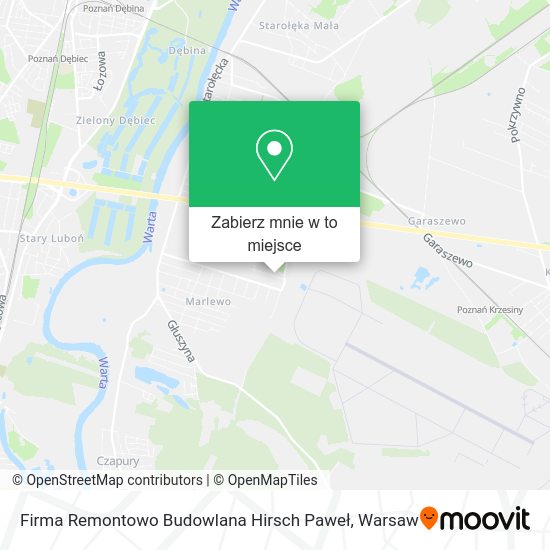 Mapa Firma Remontowo Budowlana Hirsch Paweł