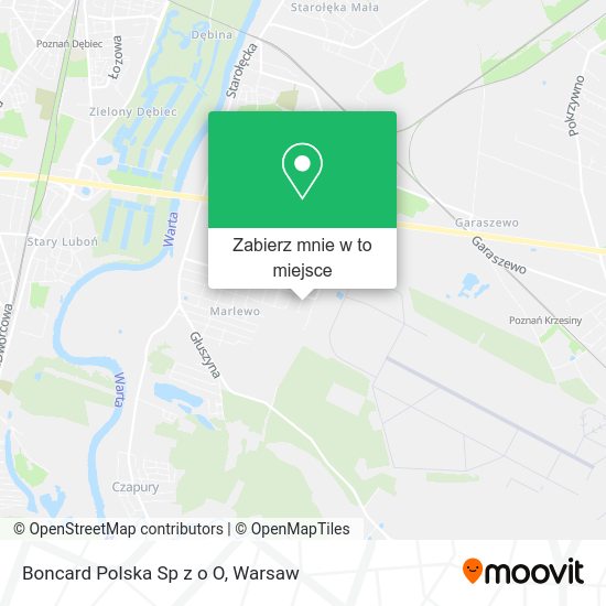 Mapa Boncard Polska Sp z o O