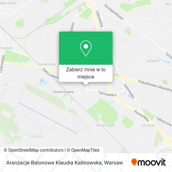 Mapa Aranżacje Balonowe Klaudia Kalinowska