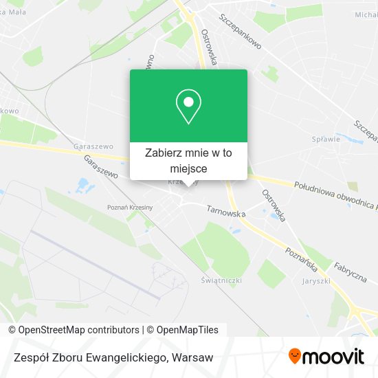 Mapa Zespół Zboru Ewangelickiego