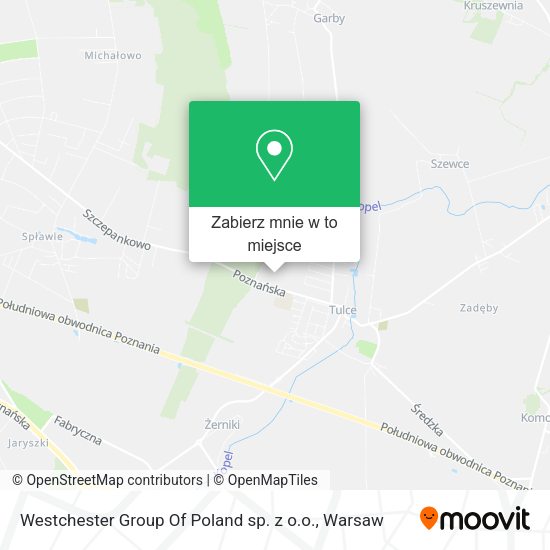 Mapa Westchester Group Of Poland sp. z o.o.