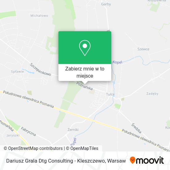 Mapa Dariusz Grala Dtg Consulting - Kleszczewo