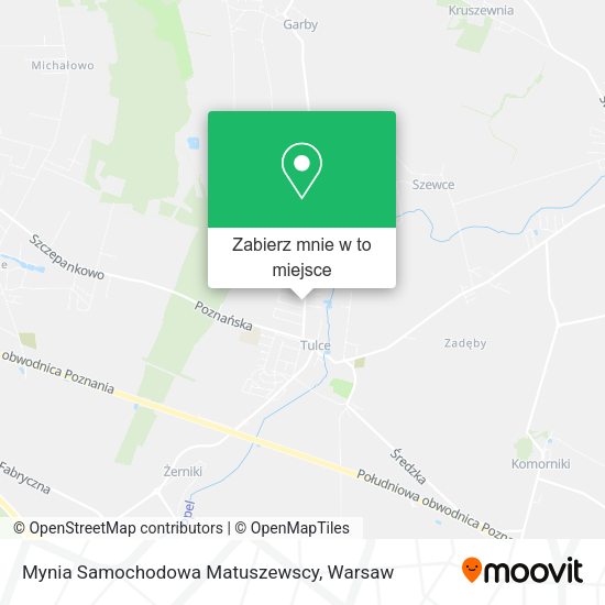 Mapa Mynia Samochodowa Matuszewscy