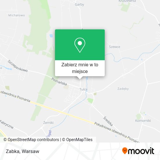 Mapa Zabka