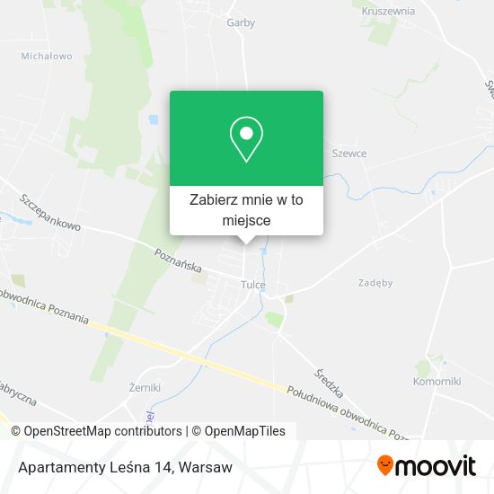 Mapa Apartamenty Leśna 14