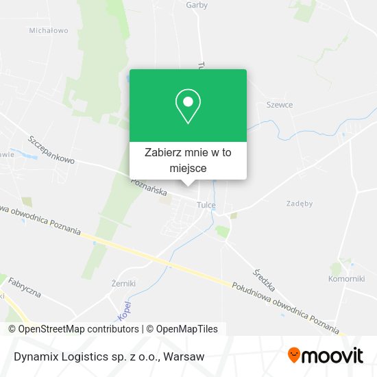 Mapa Dynamix Logistics sp. z o.o.