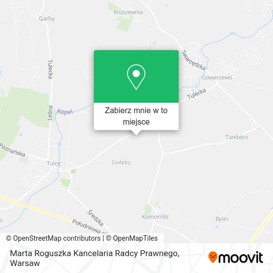 Mapa Marta Roguszka Kancelaria Radcy Prawnego