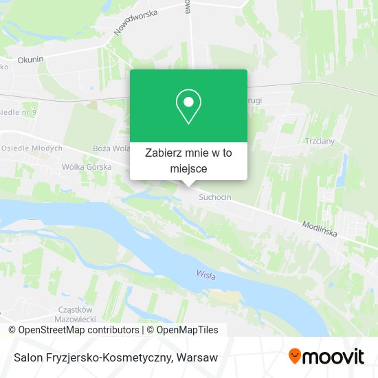 Mapa Salon Fryzjersko-Kosmetyczny