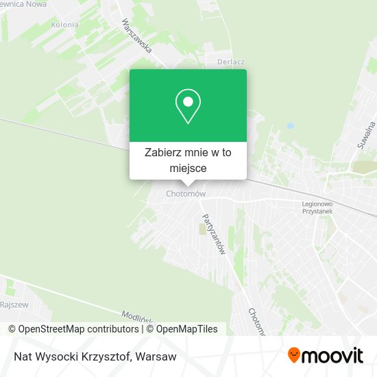 Mapa Nat Wysocki Krzysztof