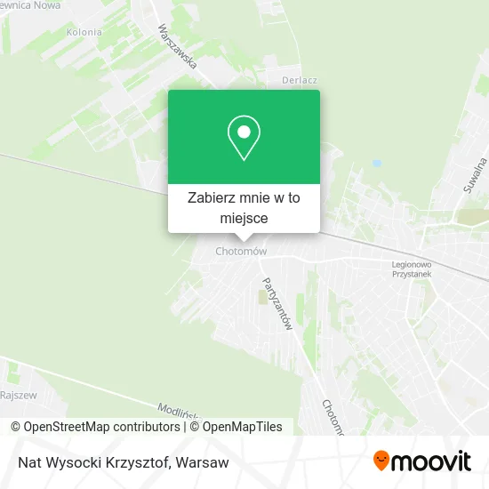 Mapa Nat Wysocki Krzysztof