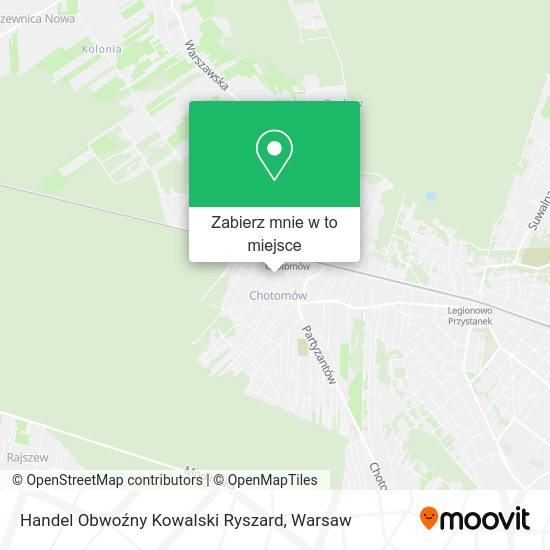 Mapa Handel Obwoźny Kowalski Ryszard