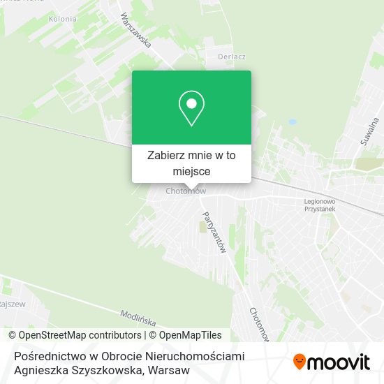 Mapa Pośrednictwo w Obrocie Nieruchomościami Agnieszka Szyszkowska