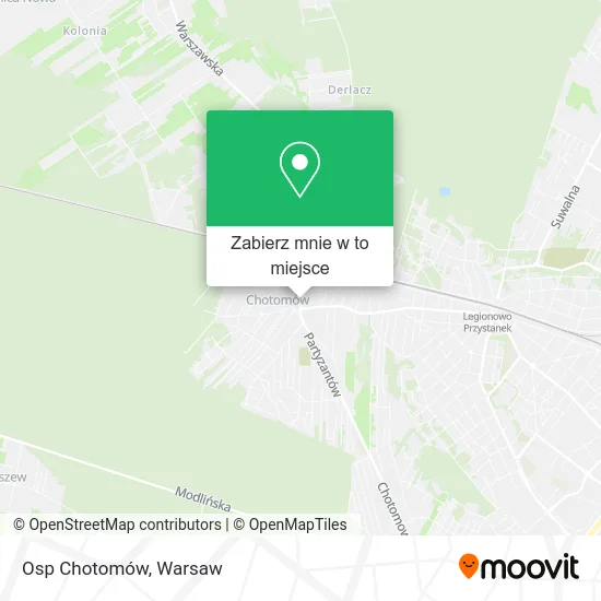 Mapa Osp Chotomów