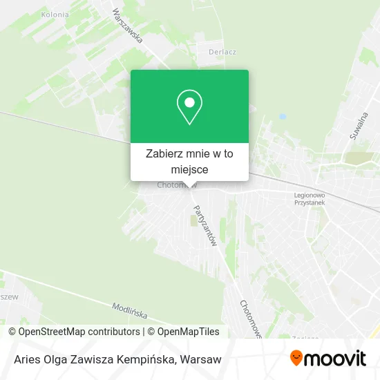 Mapa Aries Olga Zawisza Kempińska