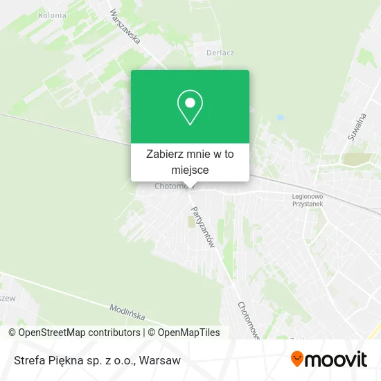Mapa Strefa Piękna sp. z o.o.