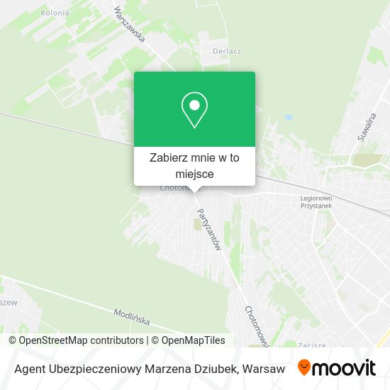 Mapa Agent Ubezpieczeniowy Marzena Dziubek