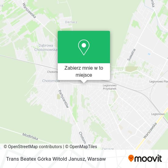 Mapa Trans Beatex Górka Witold Janusz