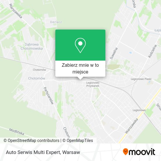 Mapa Auto Serwis Multi Expert