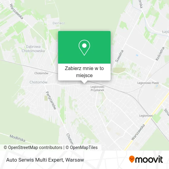 Mapa Auto Serwis Multi Expert