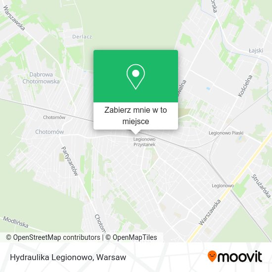 Mapa Hydraulika Legionowo