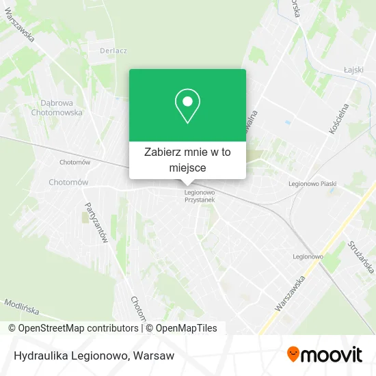 Mapa Hydraulika Legionowo