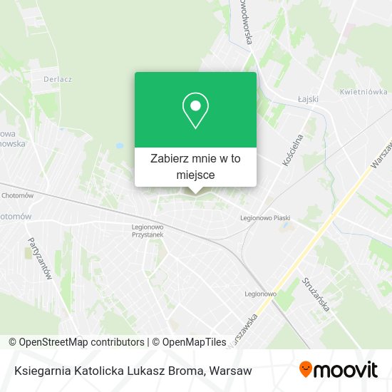 Mapa Ksiegarnia Katolicka Lukasz Broma