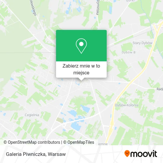Mapa Galeria Piwniczka