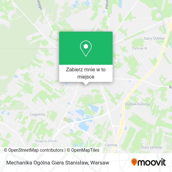 Mapa Mechanika Ogólna Giera Stanisław