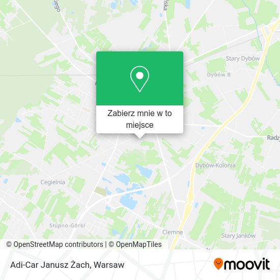 Mapa Adi-Car Janusz Żach