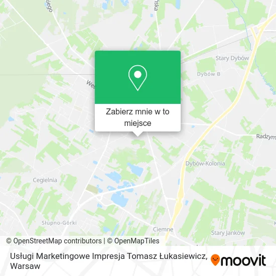 Mapa Usługi Marketingowe Impresja Tomasz Łukasiewicz