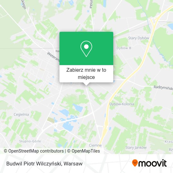 Mapa Budwil Piotr Wilczyński