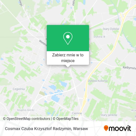 Mapa Cosmax Czuba Krzysztof Radzymin