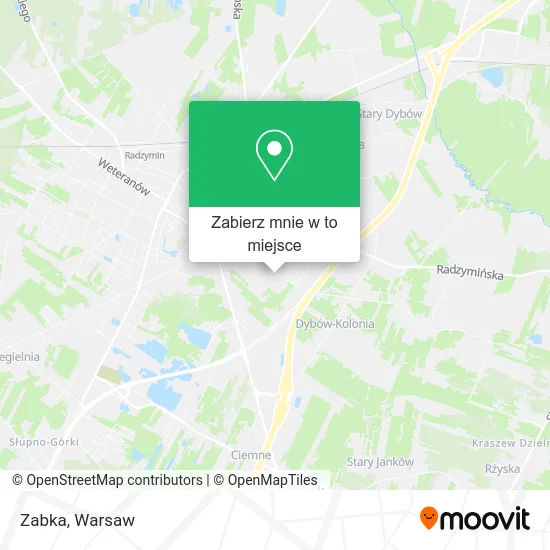 Mapa Zabka