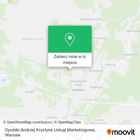 Mapa Opolski Andrzej Krystyna Usługi Marketingowe