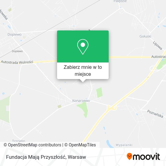 Mapa Fundacja Mają Przyszłość