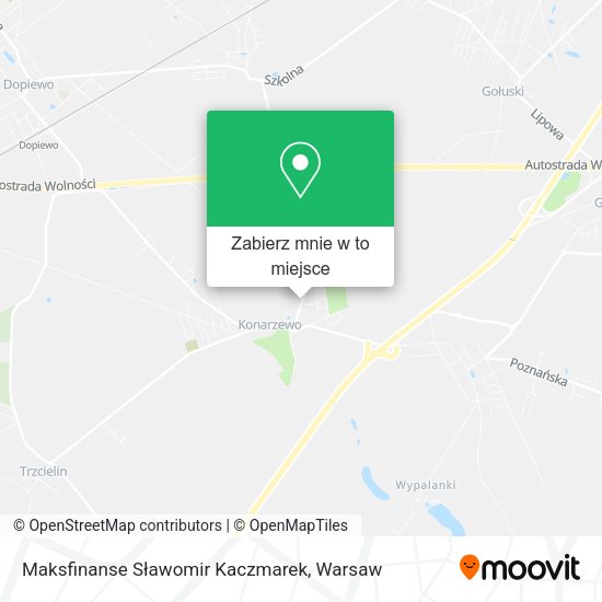 Mapa Maksfinanse Sławomir Kaczmarek