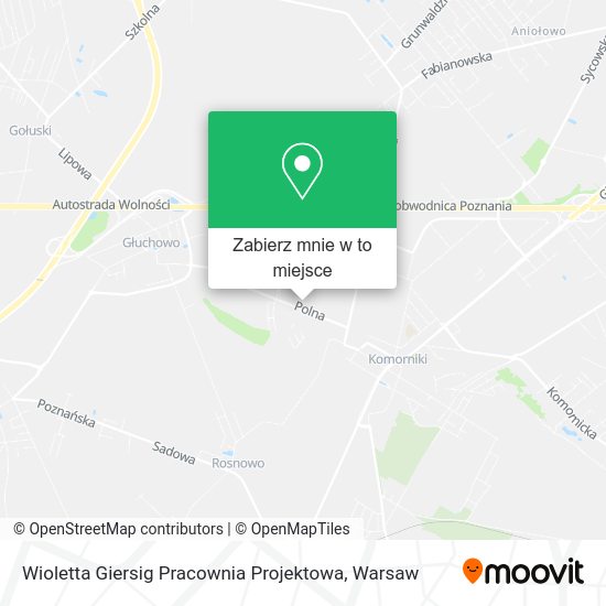 Mapa Wioletta Giersig Pracownia Projektowa