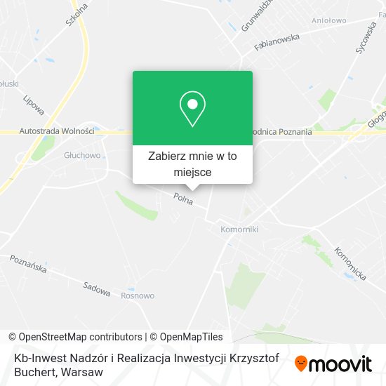 Mapa Kb-Inwest Nadzór i Realizacja Inwestycji Krzysztof Buchert