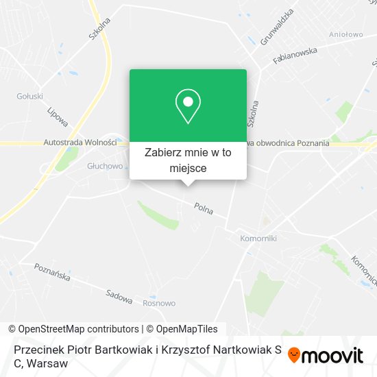 Mapa Przecinek Piotr Bartkowiak i Krzysztof Nartkowiak S C