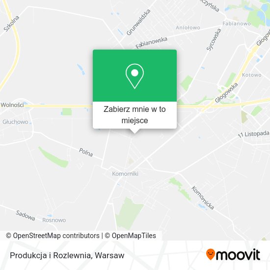 Mapa Produkcja i Rozlewnia