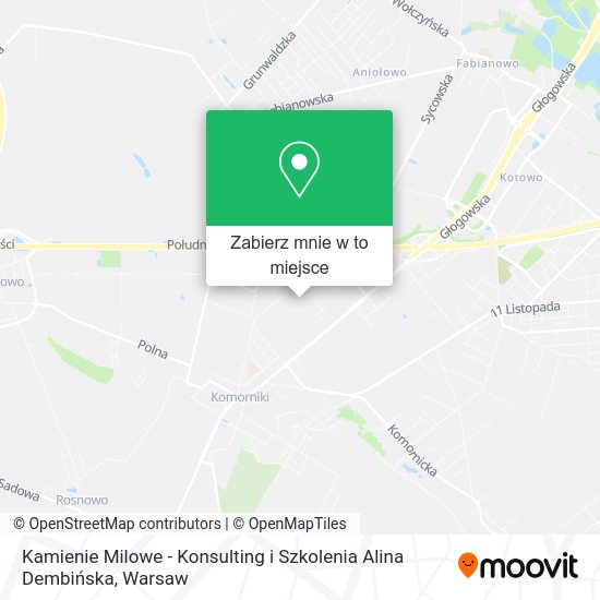 Mapa Kamienie Milowe - Konsulting i Szkolenia Alina Dembińska