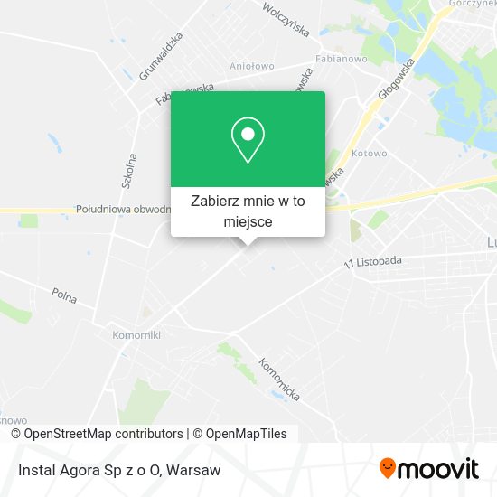 Mapa Instal Agora Sp z o O