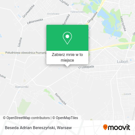 Mapa Beseda Adrian Bereszyński