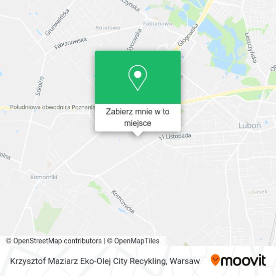 Mapa Krzysztof Maziarz Eko-Olej City Recykling