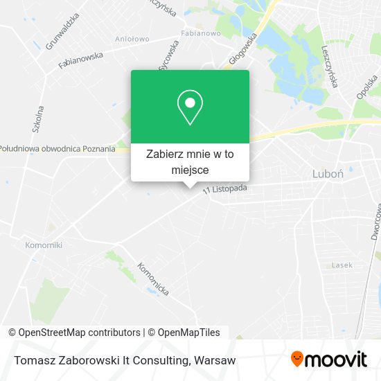 Mapa Tomasz Zaborowski It Consulting