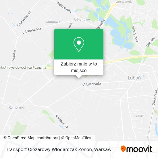 Mapa Transport Ciezarowy Wlodarczak Zenon