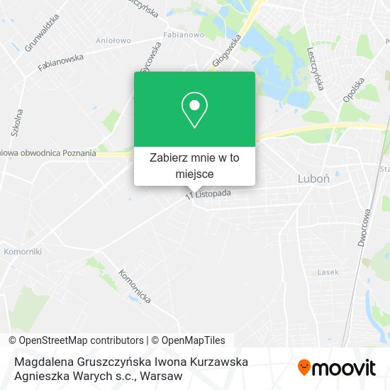 Mapa Magdalena Gruszczyńska Iwona Kurzawska Agnieszka Warych s.c.