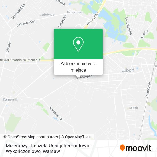 Mapa Mizeraczyk Leszek. Usługi Remontowo - Wykończeniowe